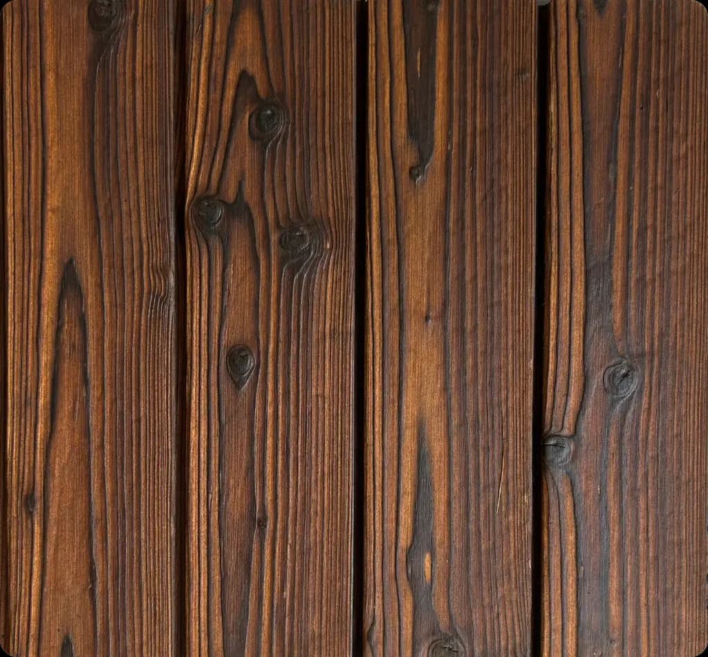 Spruce wood | Charred wood product | Yakiwood Spruce wood