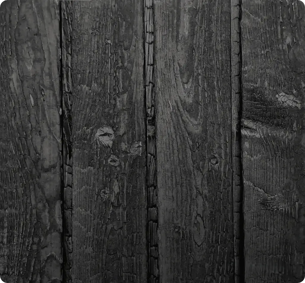 Carbon Light Larch - Rhombus Profile · 95×3600 mm | Charred wood product | Yakiwood Carbon Light Larch, Rhombus Profile · 95×3600 mm